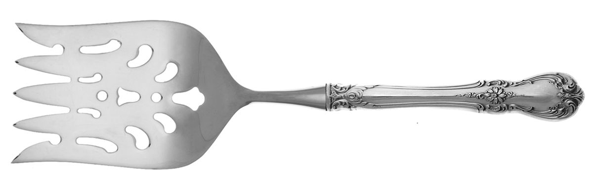 Old Master (Sterling, 1942) Fish Serving Fork with Stainless Tines HC by Towle Silver-1