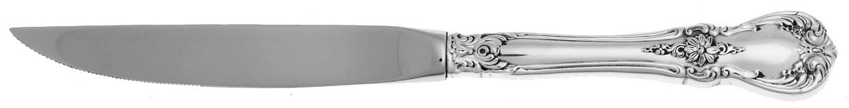 Old Master (Sterling, 1942) Individual Steak Knife Hollow Handle Serrate Blade by Towle Silver-1