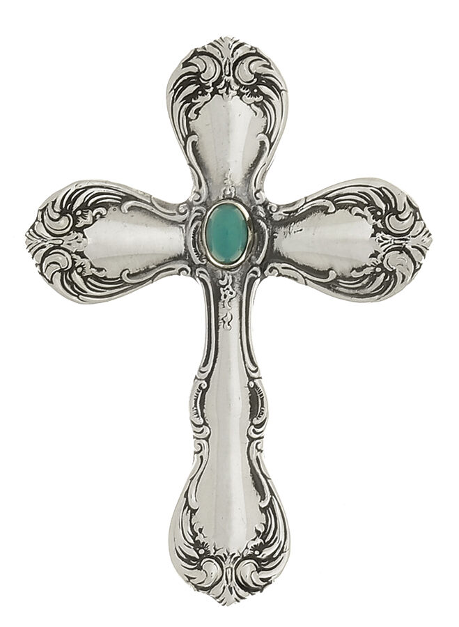 Old Master (Sterling, 1942) Cross Pendant/Ornament by Towle Silver-1