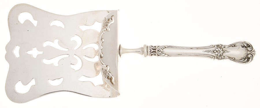 Old Master (Sterling, 1942) Solid Hooded Asparagus Server by Towle Silver-1