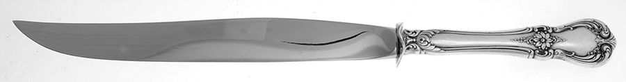 Old Master (Sterling, 1942) Knife-Carv/Lg-Stnbl/Roast Sterling Guard by Towle Silver-1