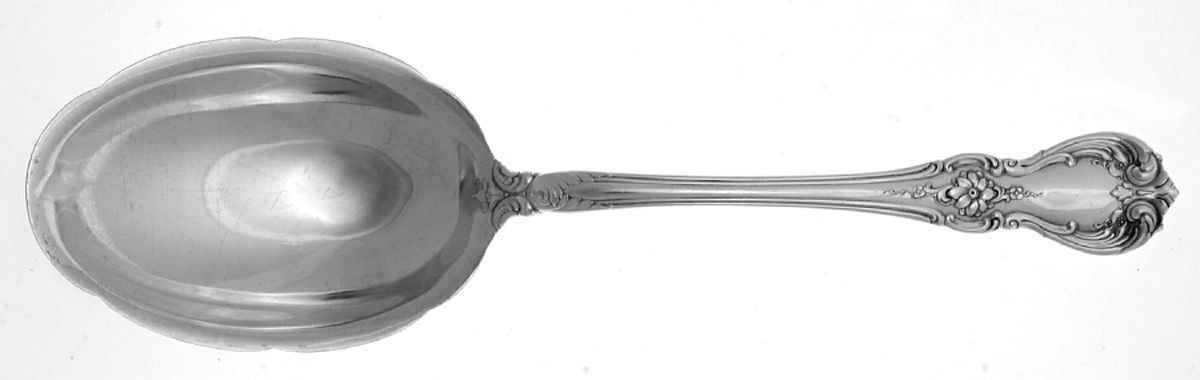 Old Master (Sterling, 1942) Vegetable Serving Spoon (Solid) by Towle Silver-1