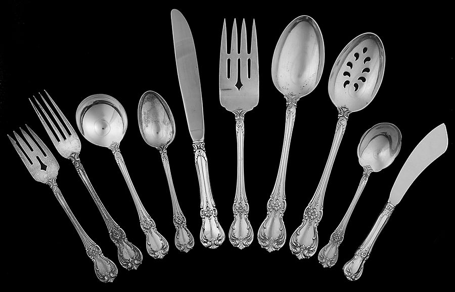 Old Master (Sterling, 1942) 45 Piece Place Size Starter Set by Towle Silver-1