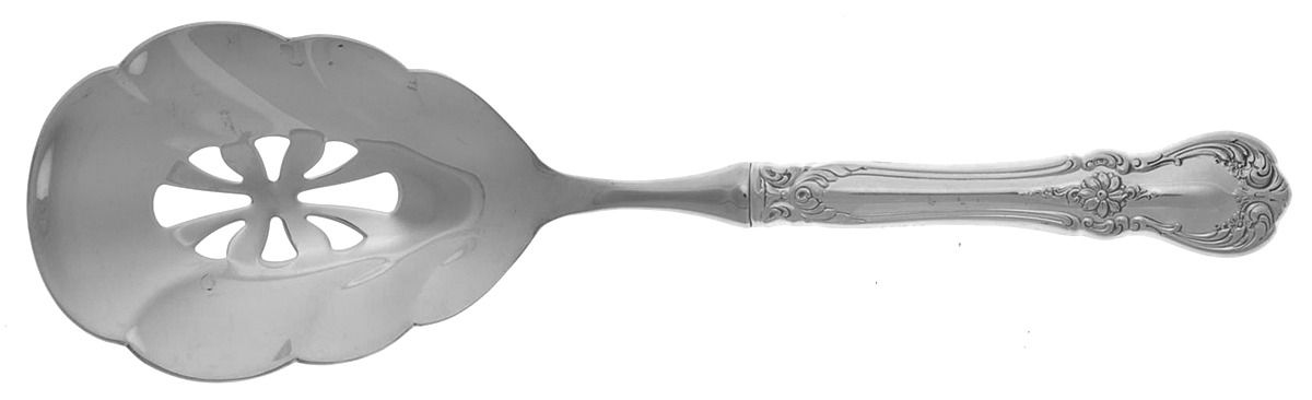 Old Master (Sterling, 1942) Pierced Casserole Spoon with Stainless Bowl by Towle Silver-1