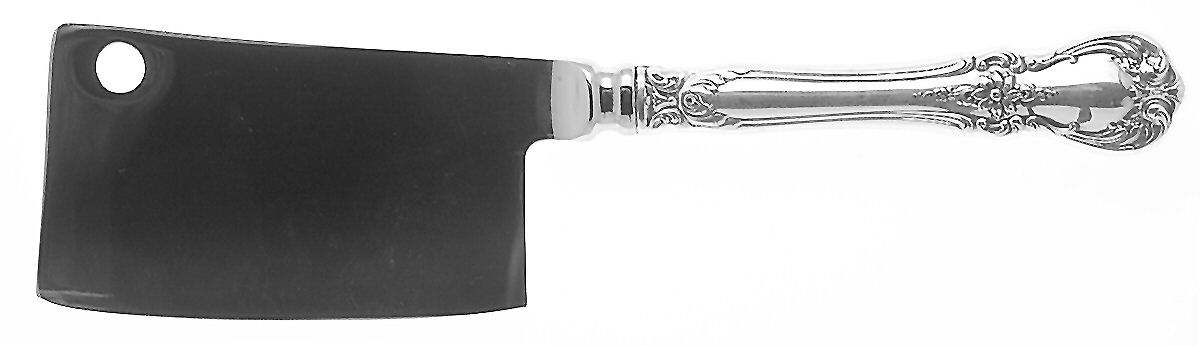 Old Master (Sterling, 1942) Cheese Cleaver with Stainless Blade by Towle Silver-1