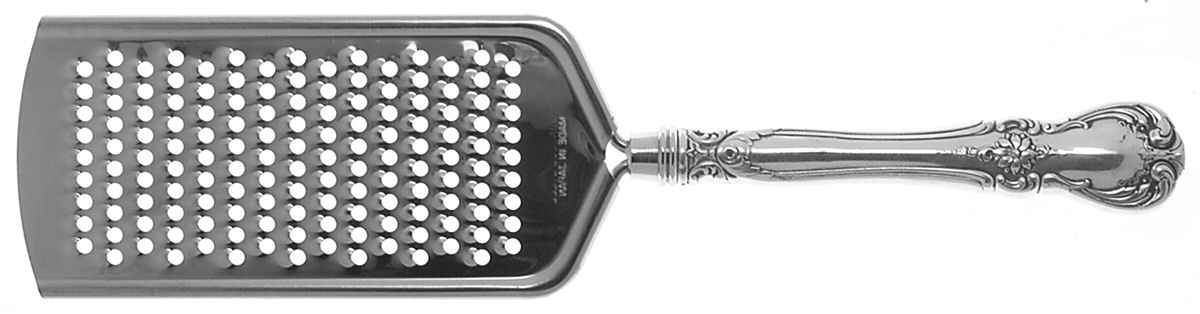 Old Master (Sterling, 1942) Cheese Grater with Hollow Handle, Stainless Grater by Towle Silver-1
