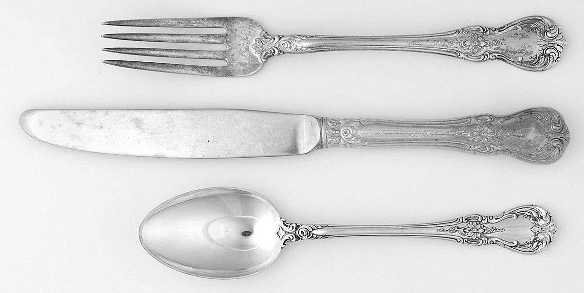 Old Master (Sterling, 1942) 3 Pc Youth Set (FSYS, YF, YKM1) by Towle Silver-1