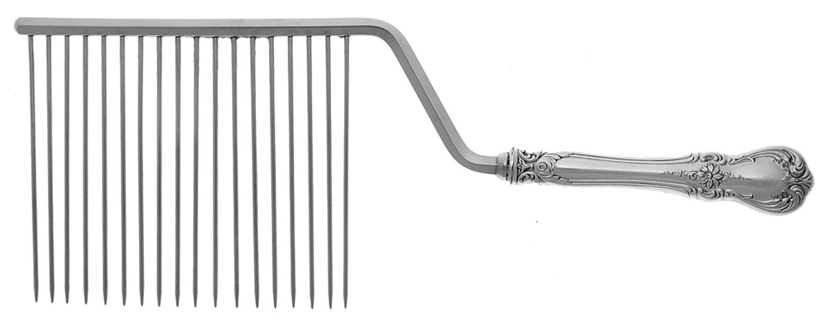 Old Master (Sterling, 1942) Cake Breaker with Silverplate Prongs by Towle Silver-1
