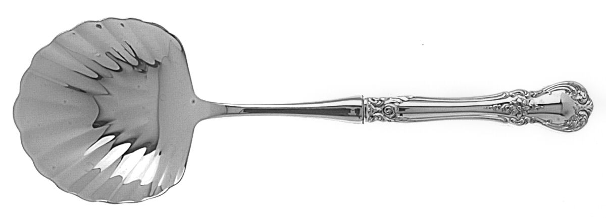 Old Master (Sterling, 1942) Casserole Spoon with Stainless Shell Bowl by Towle Silver-1