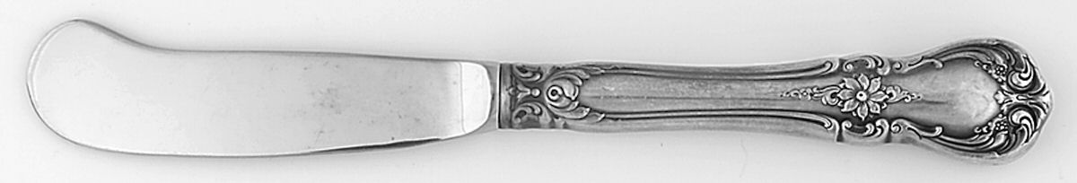 Old Master (Sterling, 1942) Butter Spreader Hollow Hdl-Paddle/Stainless Blade by Towle Silver-1