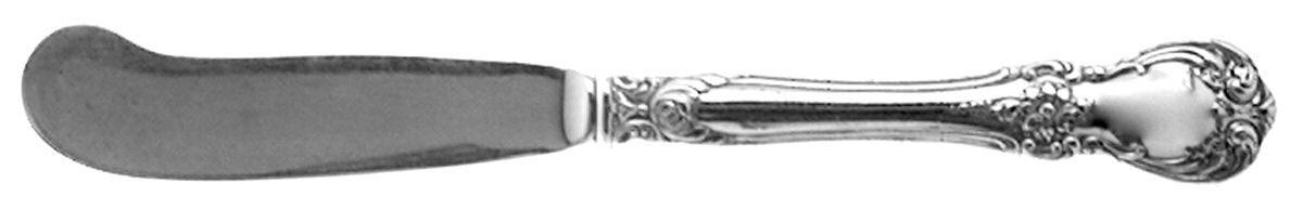 Old Master (Sterling, 1942) Hollow Handle Paddle Butter Spreader (Solid) by Towle Silver-1