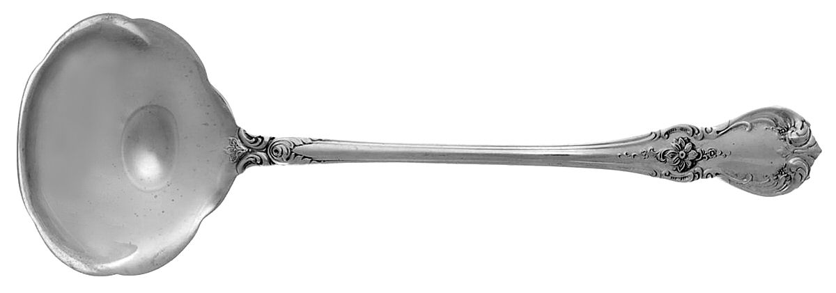 Old Master (Sterling, 1942) Solid Piece Cream Ladle by Towle Silver-1