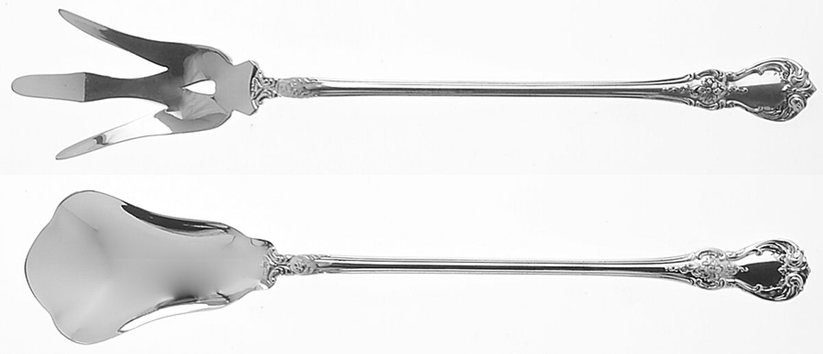 Old Master (Sterling, 1942) 2 Pc Large Lettuce Serving Set by Towle Silver-1
