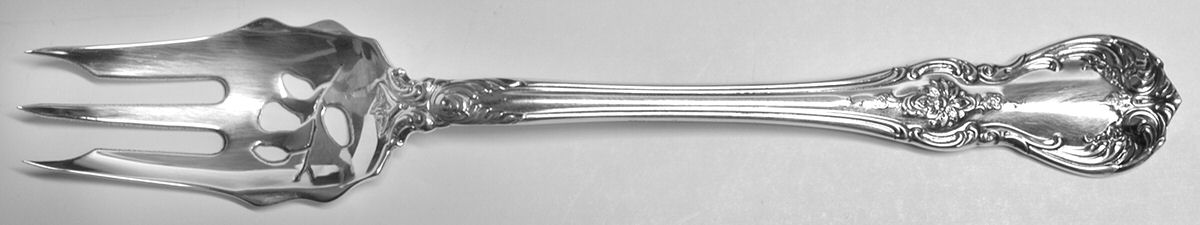 Old Master (Sterling, 1942) Pickle Fork Pierced with Short Handle HC by Towle Silver-1