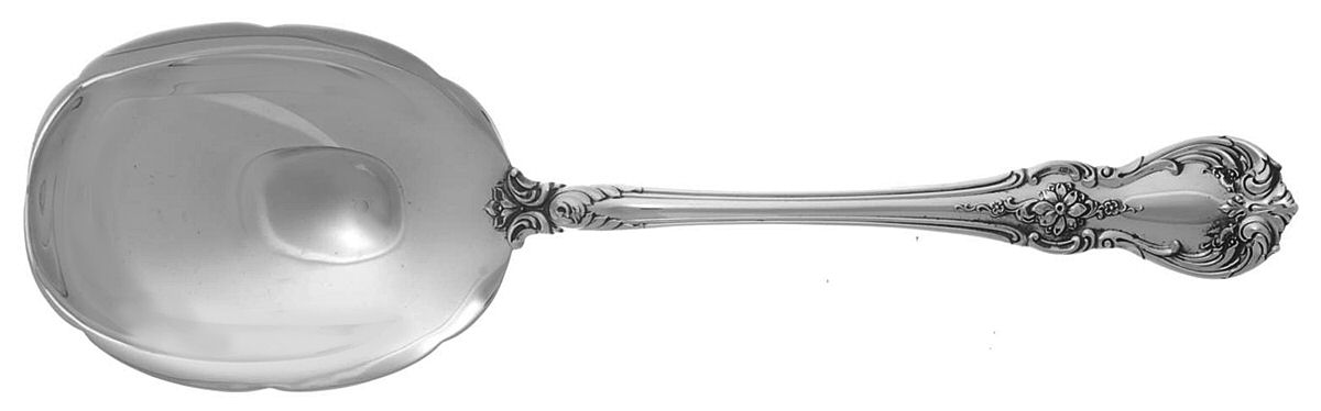 Old Master (Sterling, 1942) Solid Salad Serving Spoon by Towle Silver-1