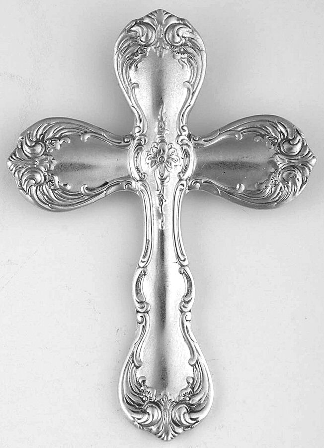 Old Master (Sterling, 1942) Cross Pendant/Ornament by Towle Silver-1