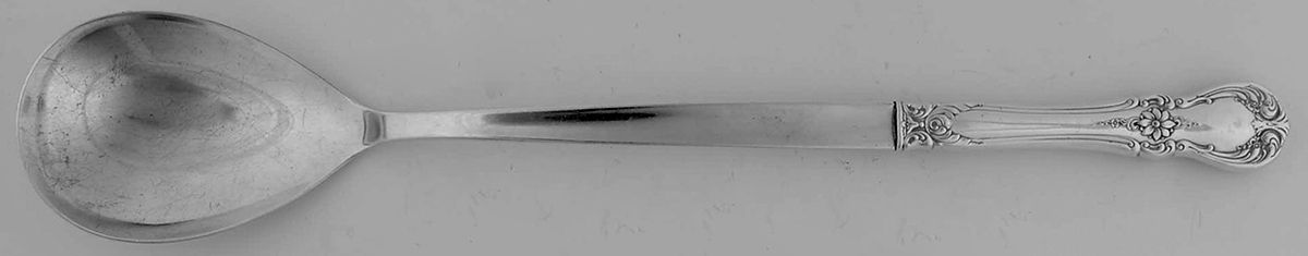 Old Master (Sterling, 1942) Salad Serving Spoon,Hollow Handle,Sterling Bowl by Towle Silver-1