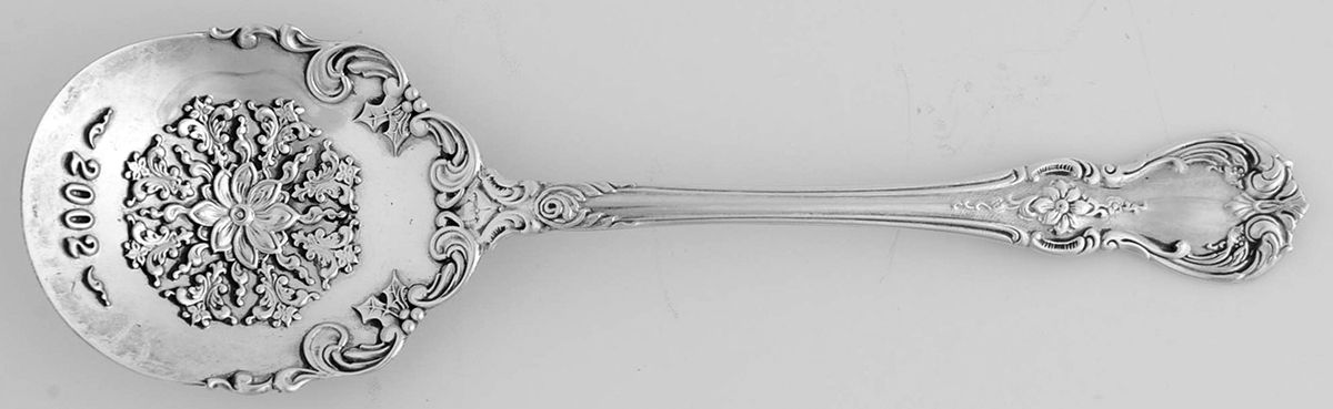 Old Master (Sterling, 1942) 2002 Christmas Snowflake Sugar Spoon by Towle Silver-1