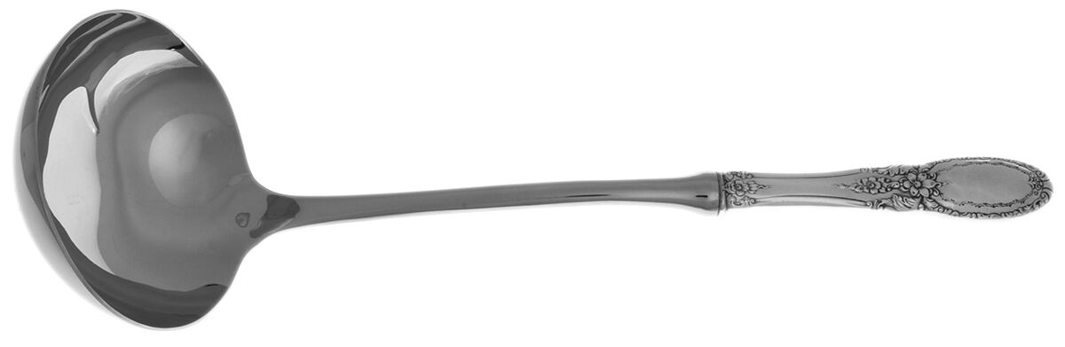Old Mirror (Sterling, 1940) Soup Ladle with Stainless Bowl HC by Towle Silver-1