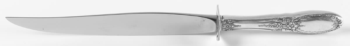 Old Mirror (Sterling, 1940) Small Carving Knife W/Sterling Guard by Towle Silver-1