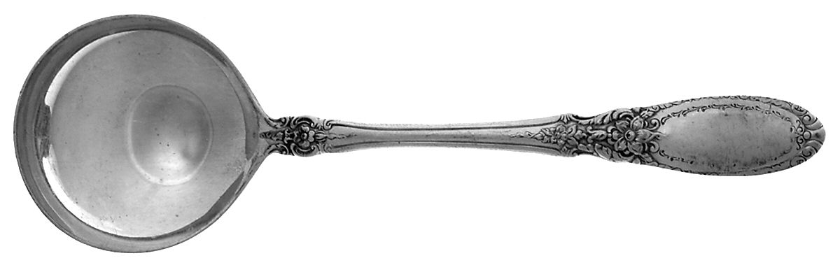 Old Mirror (Sterling, 1940) Round Bowl Soup Spoon (Bouillon) by Towle Silver-1