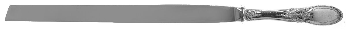 Old Mirror (Sterling, 1940) Ham Slicer Knife with Stainless Blade by Towle Silver-1