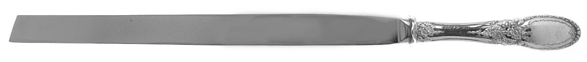 Old Mirror (Sterling, 1940) Ham Slicer Knife, Solid Piece by Towle Silver-1