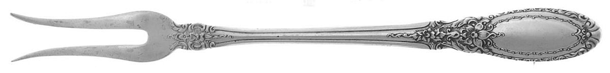 Old Mirror (Sterling, 1940) Short Handle Pickle/Olive Fork by Towle Silver-1