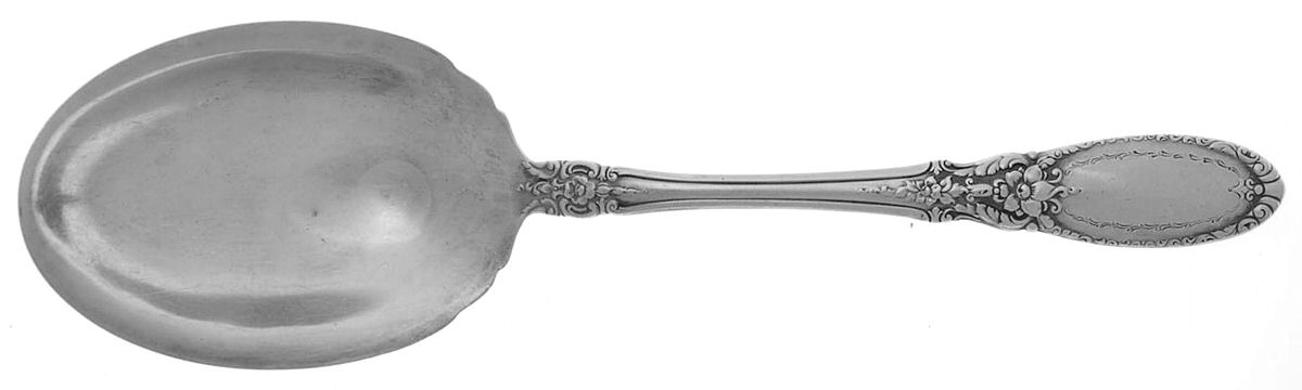 Old Mirror (Sterling, 1940) Small Solid Berry/Casserole Spoon by Towle Silver-1
