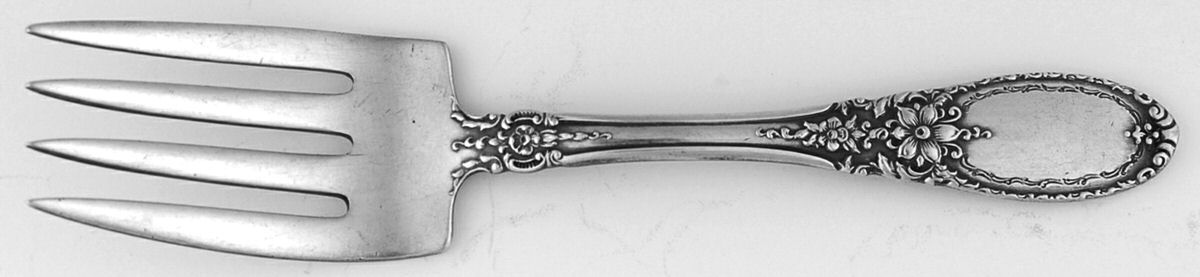 Old Mirror (Sterling, 1940) Baby Fork by Towle Silver-1