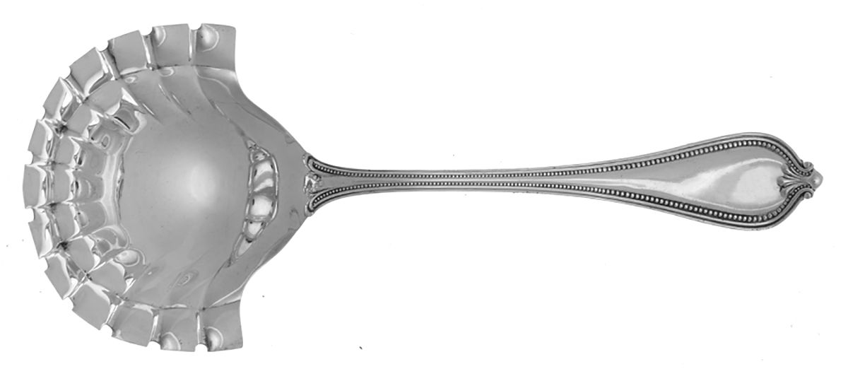 Old Newbury-Newbury (Sterling, 1900) Almond Scoop Solid Piece by Towle Silver-1