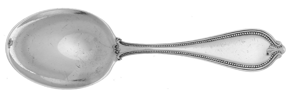 Old Newbury-Newbury (Sterling, 1900) Straight Handle Baby Spoon by Towle Silver-1
