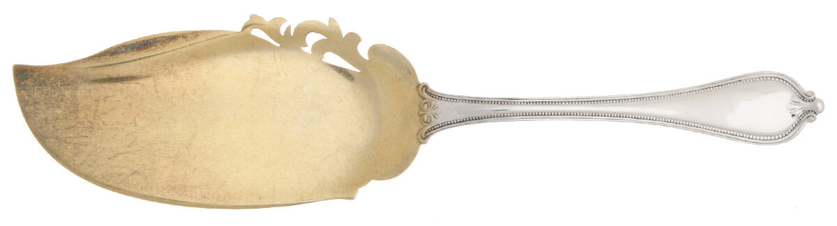 Old Newbury-Newbury (Sterling, 1900) Small Solid Fish Serving Knife by Towle Silver-1