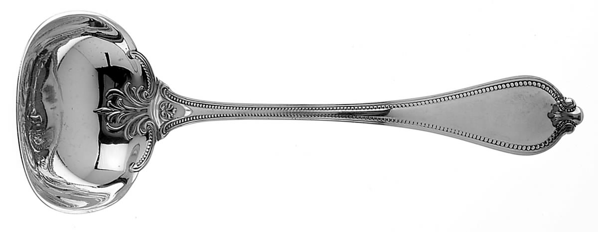 Old Newbury-Newbury (Sterling, 1900) Solid Gravy Ladle by Towle Silver-1