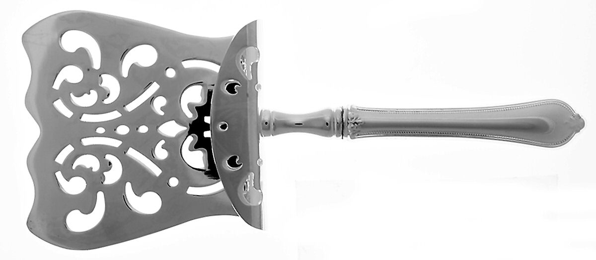 Old Newbury-Newbury (Sterling, 1900) Hollow Asparagus Server with Silverplate Hood by Towle Silver-1