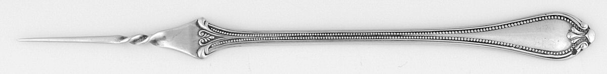 Old Newbury-Newbury (Sterling, 1900) One Tine Butter Pick by Towle Silver-1
