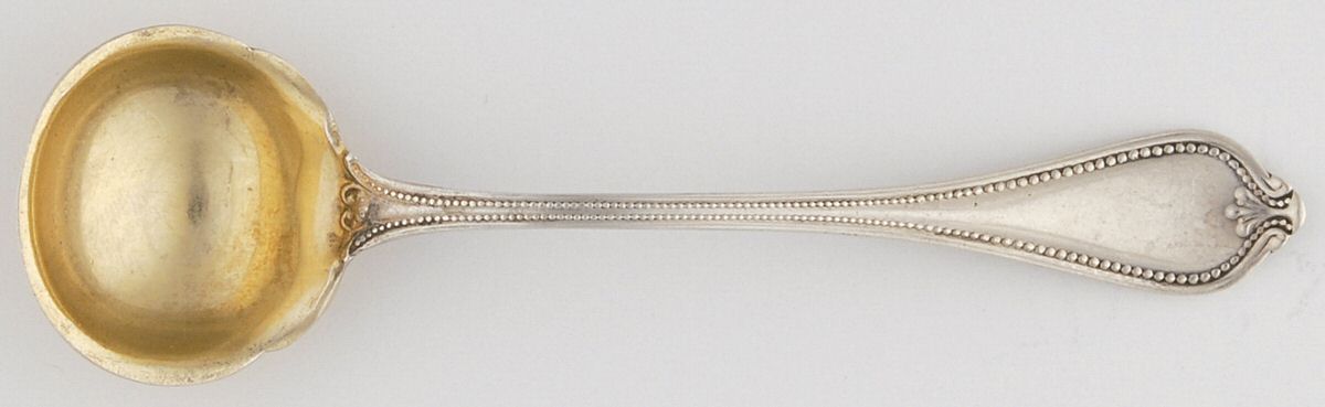 Old Newbury-Newbury (Sterling, 1900) Master Salt Spoon by Towle Silver-1