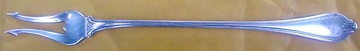 Old Newbury-Newbury (Sterling, 1900) Long Handle Olive Fork by Towle Silver-1