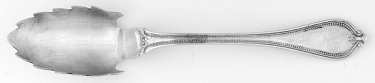 Old Newbury-Newbury (Sterling, 1900) Solid Large Cheese Scoop by Towle Silver-1