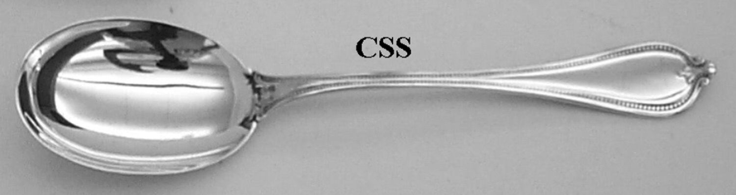 Old Newbury-Newbury (Sterling, 1900) Round Bowl Soup Spoon (Cream Soup) by Towle Silver-1