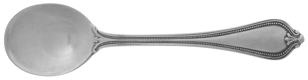 Old Newbury-Newbury (Sterling, 1900) Large Chocolate Spoon by Towle Silver-1