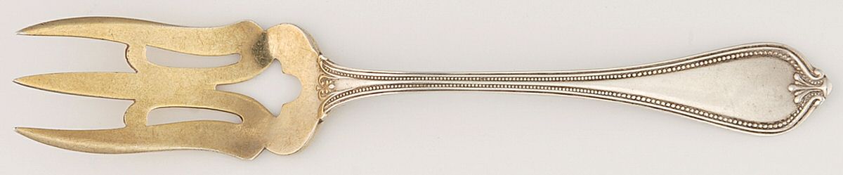 Old Newbury-Newbury (Sterling, 1900) Old Style Pickle Fork by Towle Silver-1