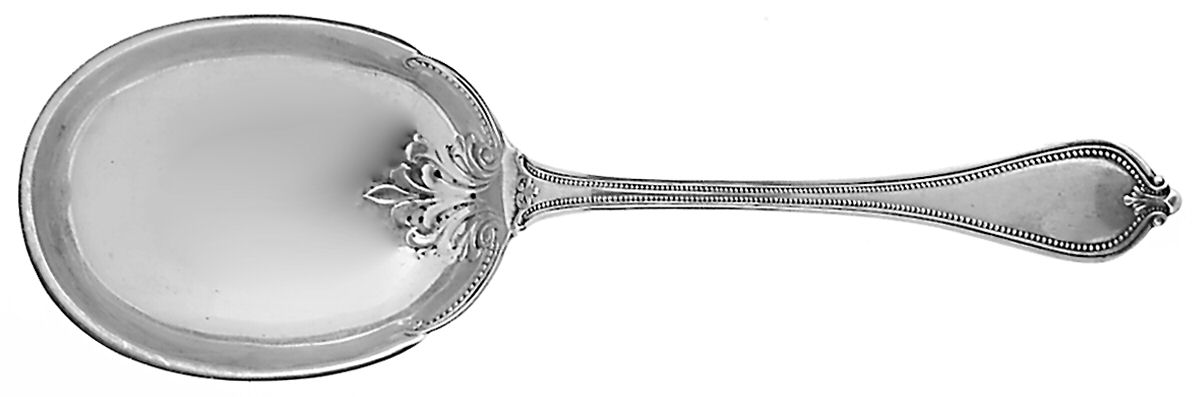 Old Newbury-Newbury (Sterling, 1900) Preserve Spoon by Towle Silver-1