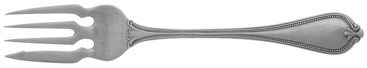Old Newbury-Newbury (Sterling, 1900) Small Old Style Salad Fork by Towle Silver-1