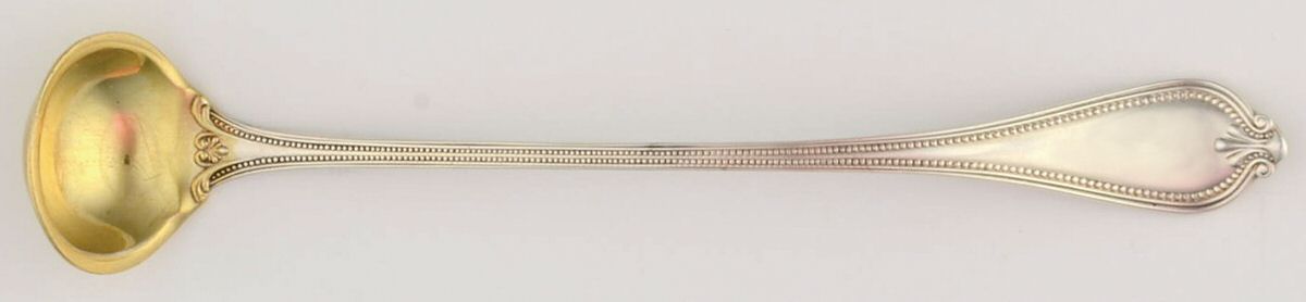 Old Newbury-Newbury (Sterling, 1900) Mustard Spoon by Towle Silver-1