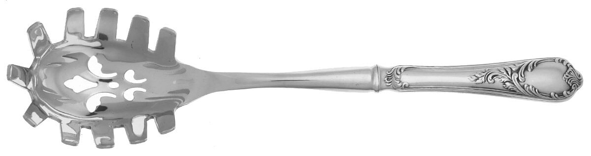 Old Vienna (Stainless) Pasta Server with Stainless Bowl HC by Towle Silver-1