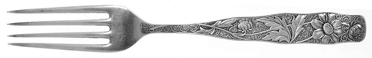 Orchids (Sterling, 1887) Fork by Towle Silver-1