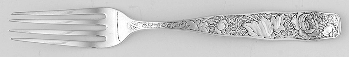 Orchids (Sterling, 1887) Youth Fork by Towle Silver-1