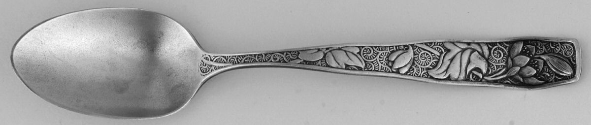 Orchids (Sterling, 1887) Five O'Clock Teaspoon by Towle Silver-1