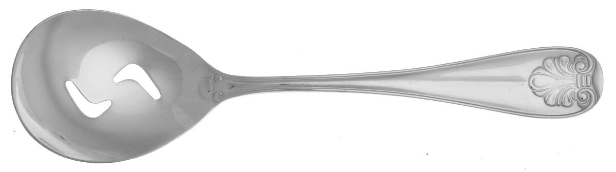 Oyster Bay (Stainless) Pierced Tablespoon (Serving Spoon) by Towle Silver-1